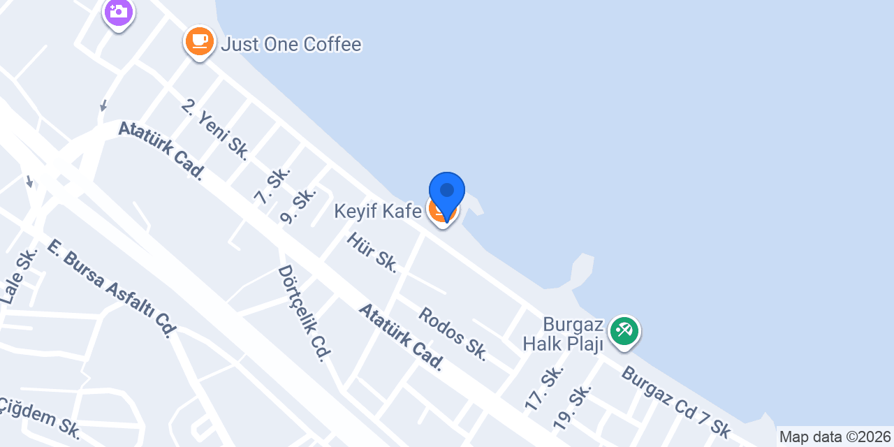 Keyif Kafe konumu