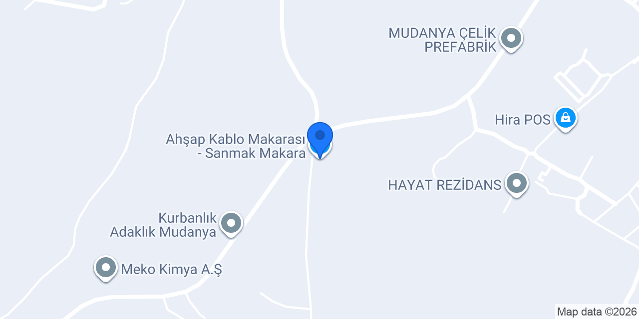 Ahşap Kablo Makarası - Sanmak Makara konumu
