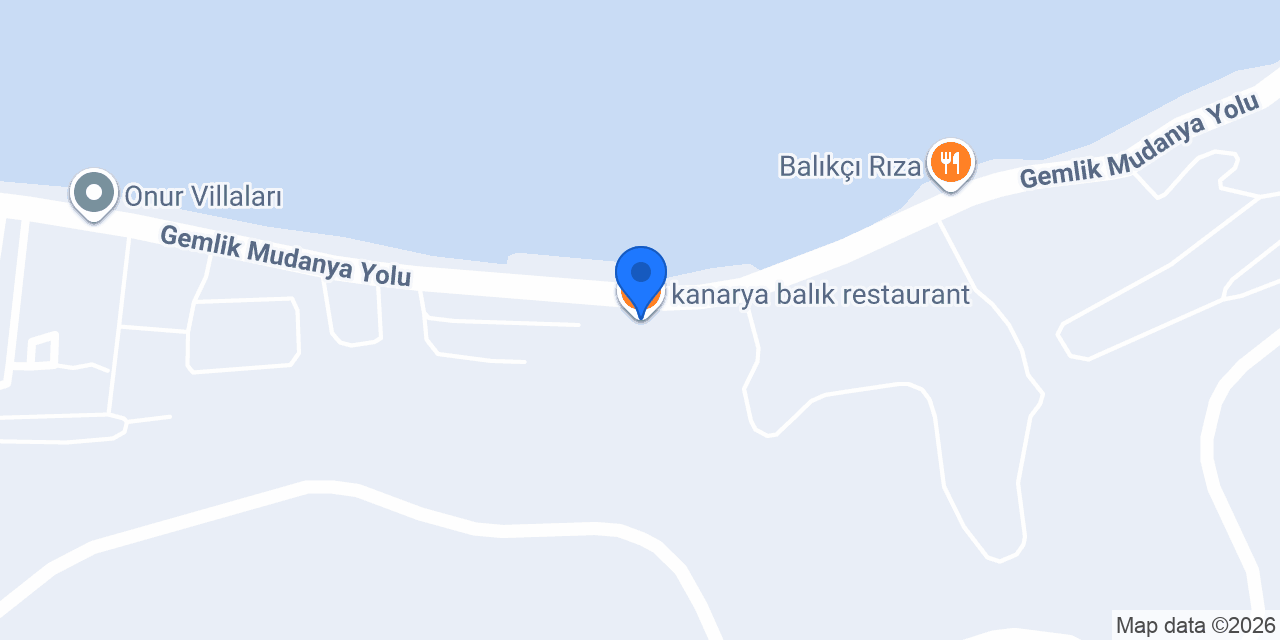 kanarya balık restaurant konumu