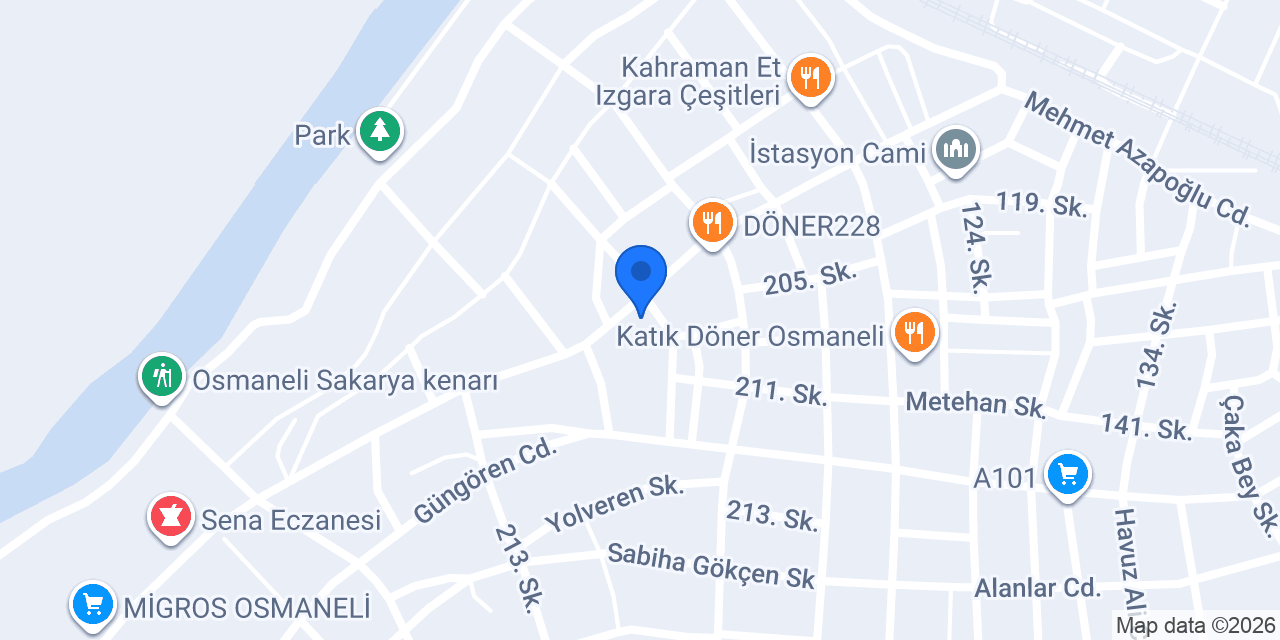 Yıldız ekmek unlu mamüller konumu