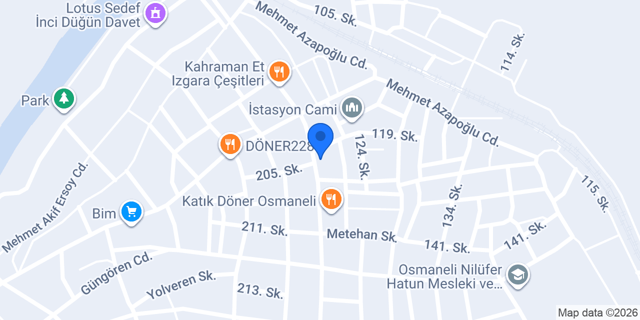 Şahin Mühendislik konumu