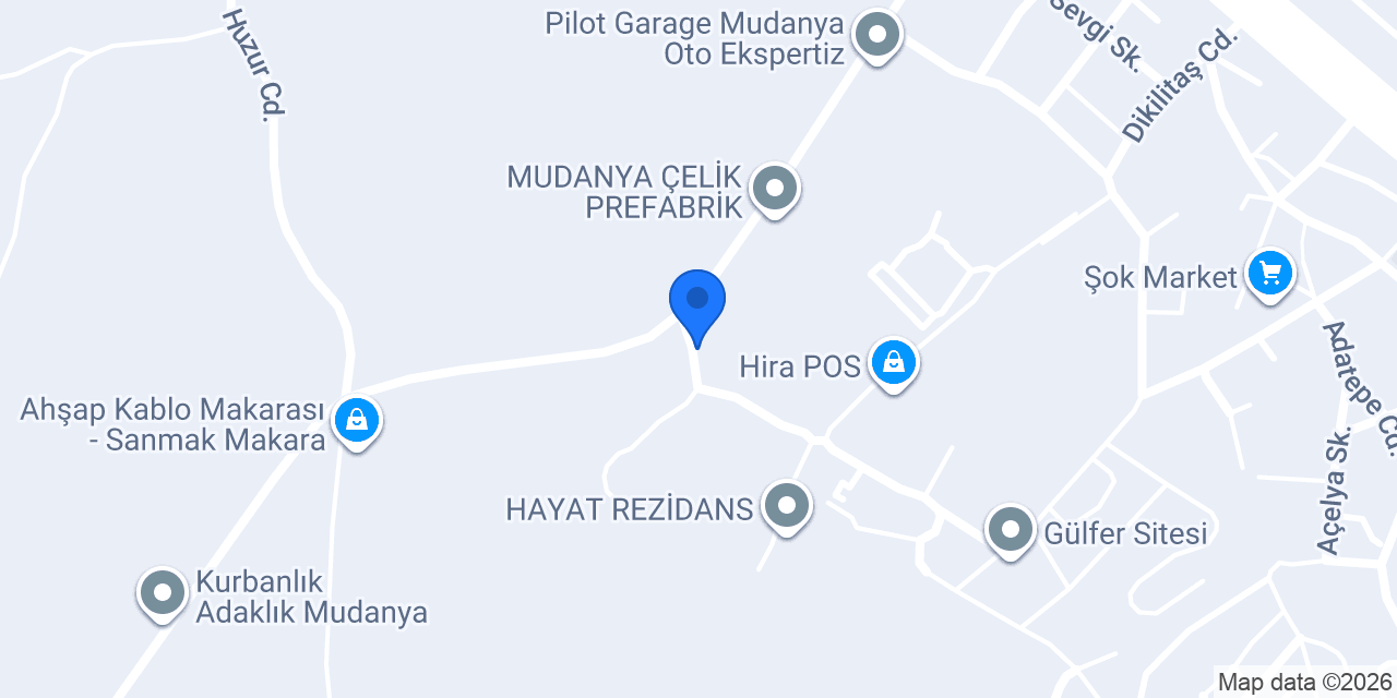 Samur Mermer Yapı Dekarosyon konumu