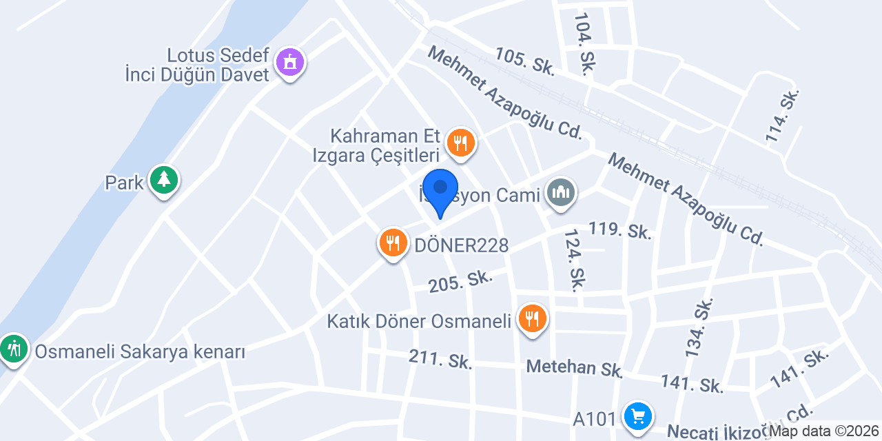 Ekleristan Osmaneli konumu