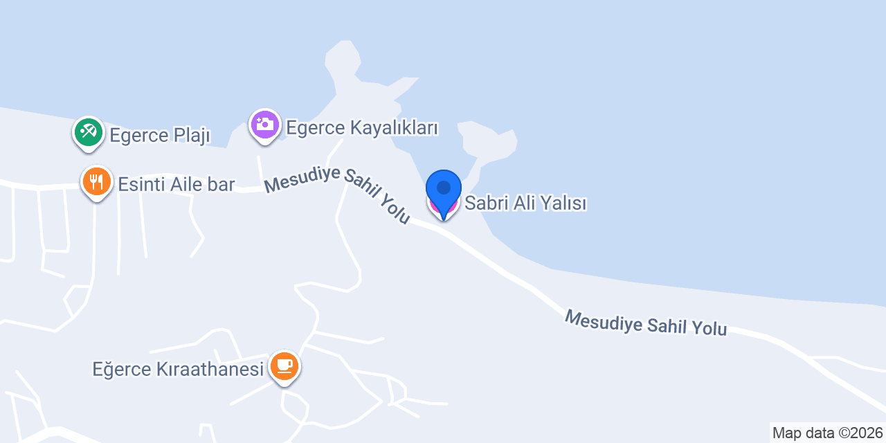 Sabri Ali Yalısı konumu