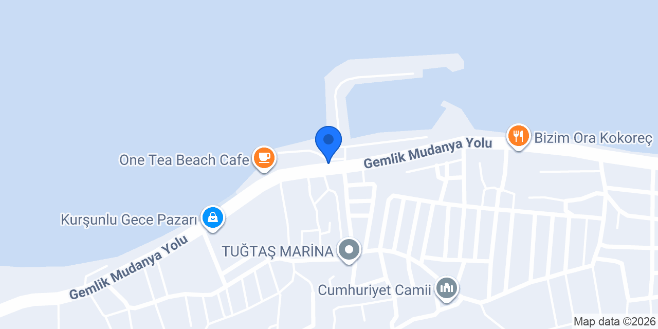 KURŞUNLU MARİNA RESTAURANT konumu
