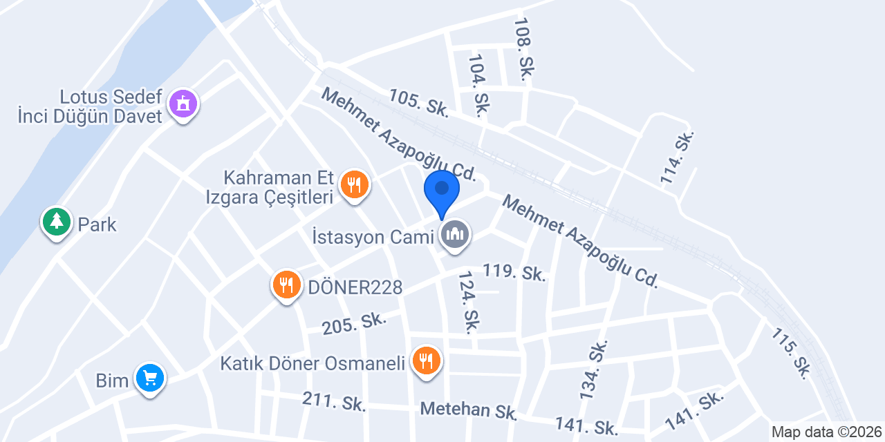 İstasyon Tütüncüsü Osmaneli konumu