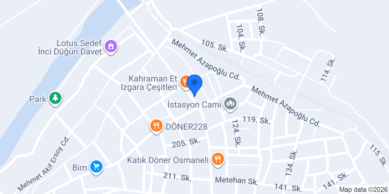 Osmaneli Pansiyon konumu