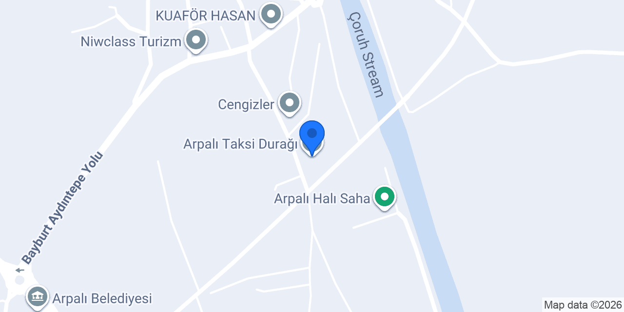 Arpalı Taksi Durağı konumu