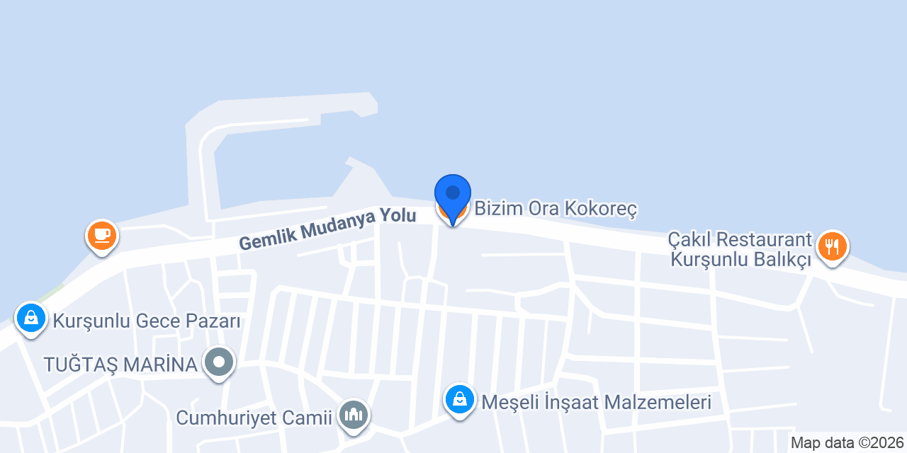 Bizim Ora Kokoreç konumu