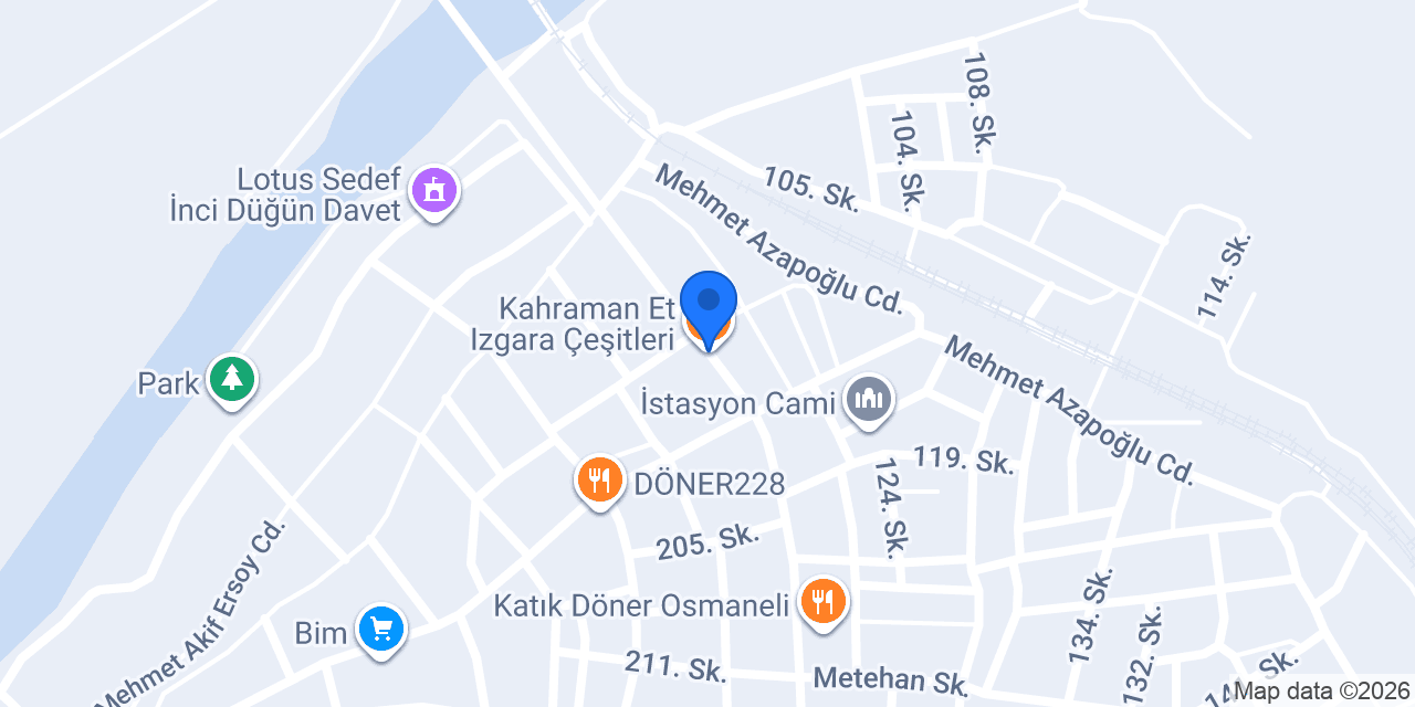 Kahraman Et Izgara Çeşitleri konumu