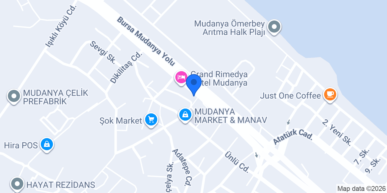 Bursa FOX Teknik Yapı Malzemeleri konumu