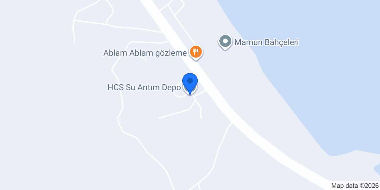 HCS Su Arıtım Depo konumu