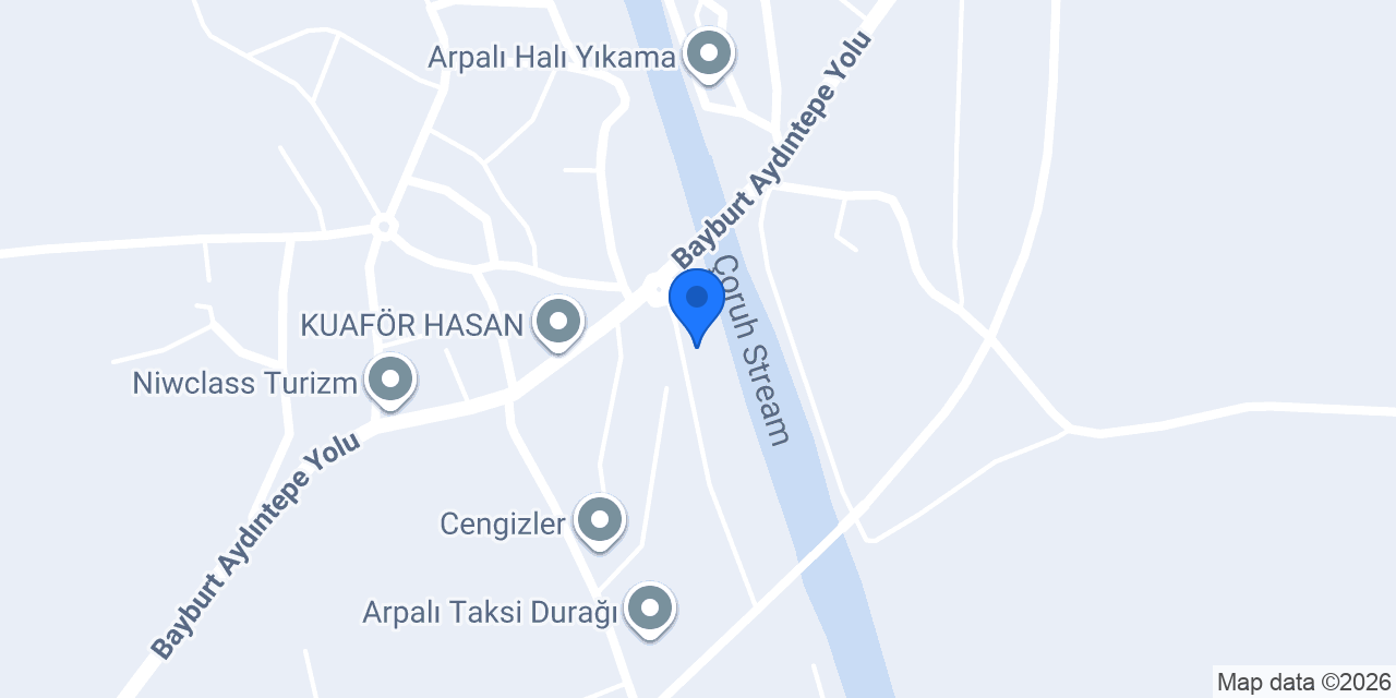 Arpalı Mer. Cami konumu