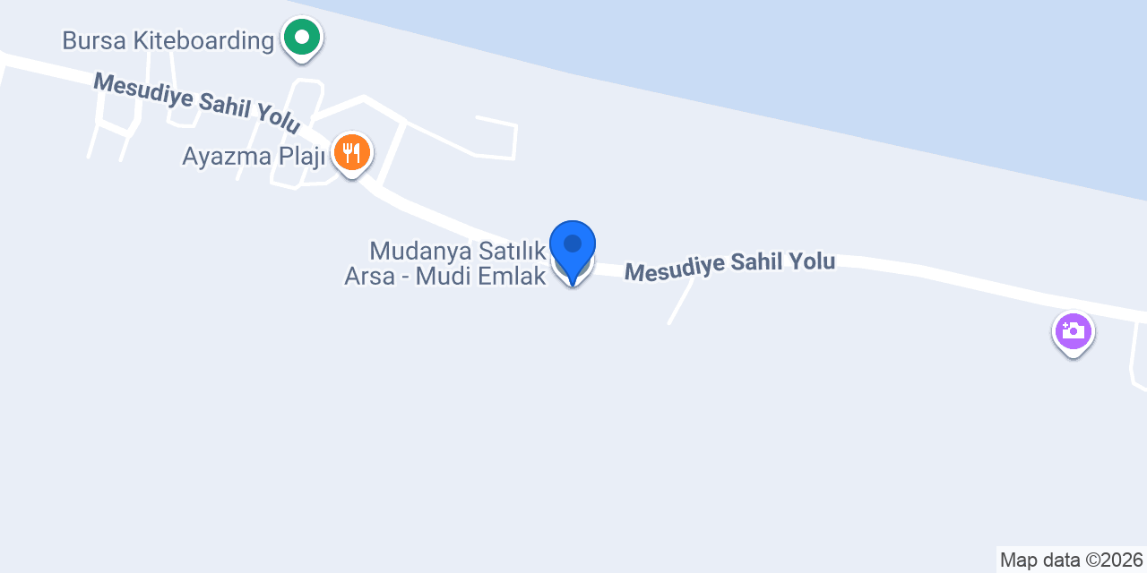 Mudanya Satılık Arsa - Mudi Emlak konumu
