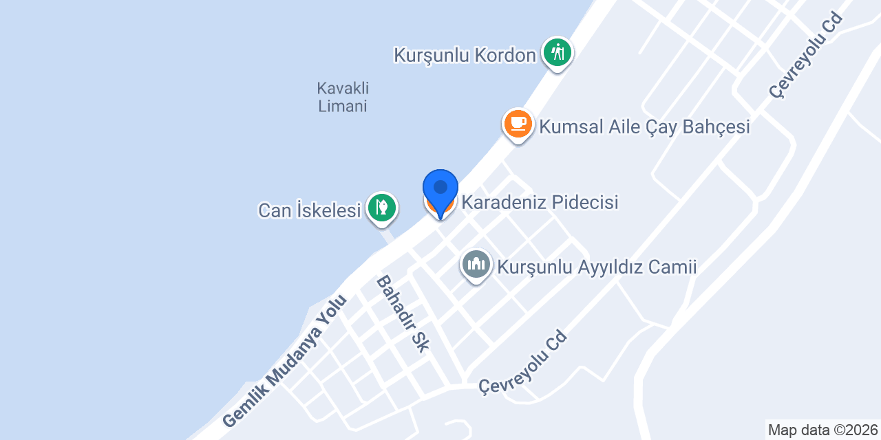 Karadeniz Pidecisi konumu