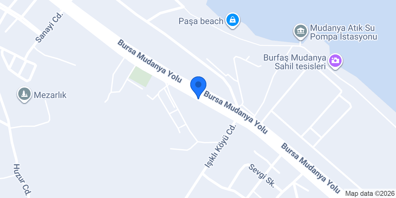 Mudanya Çiçek Dünyası konumu