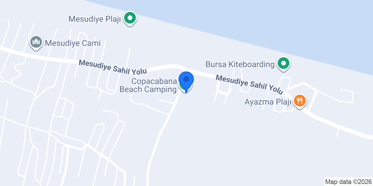 Copacabana Beach Camping konumu