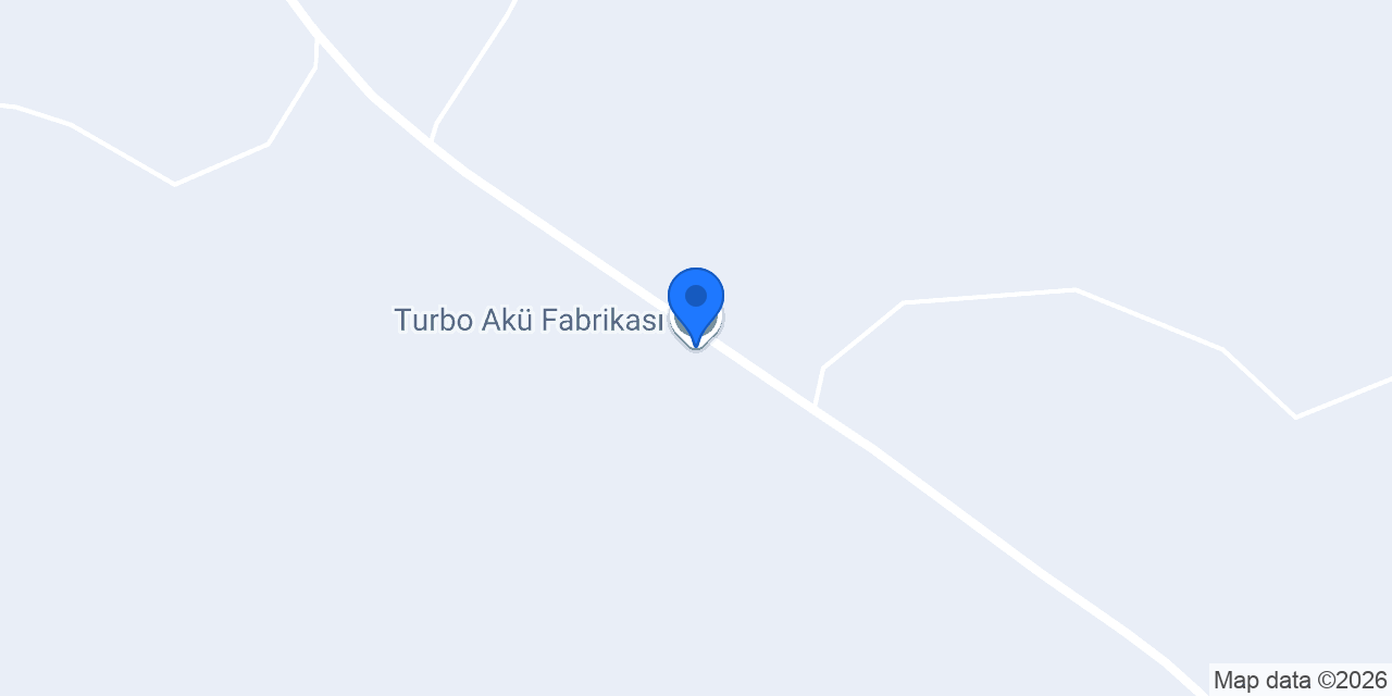 Turbo Akü Fabrikası konumu
