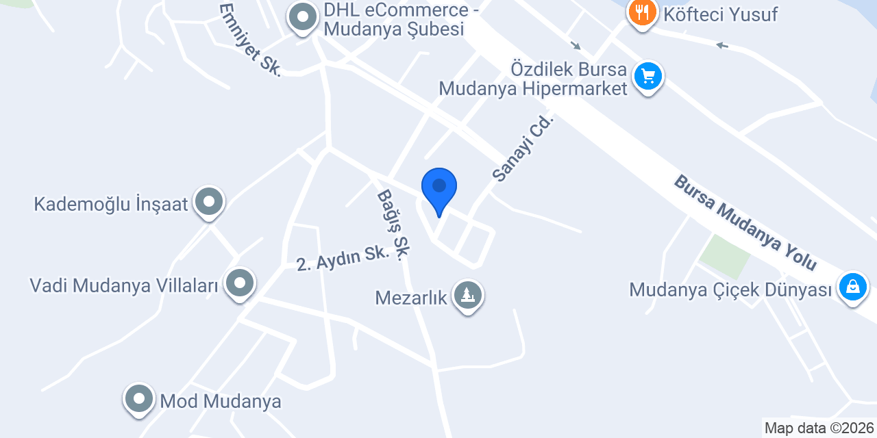 Tan Oto Elektrik konumu