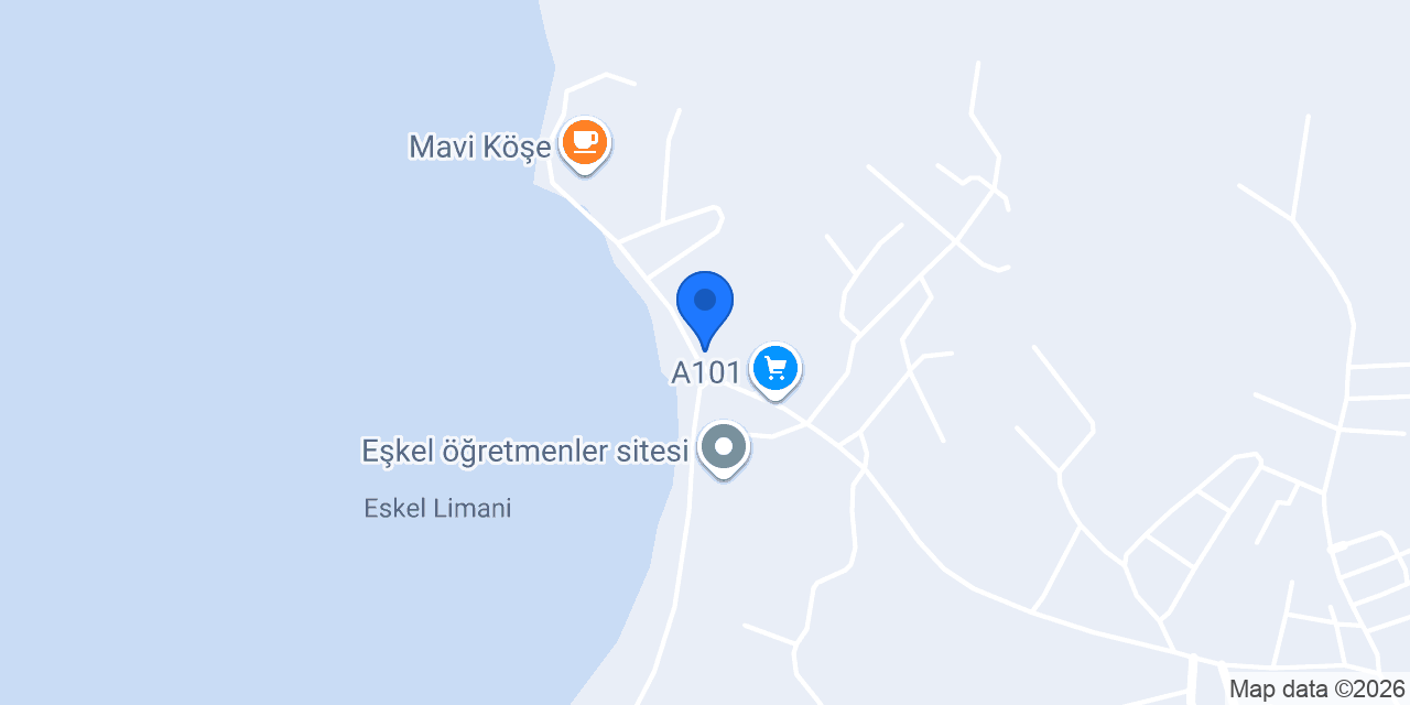 Bizim Pansiyon Eşkel konumu