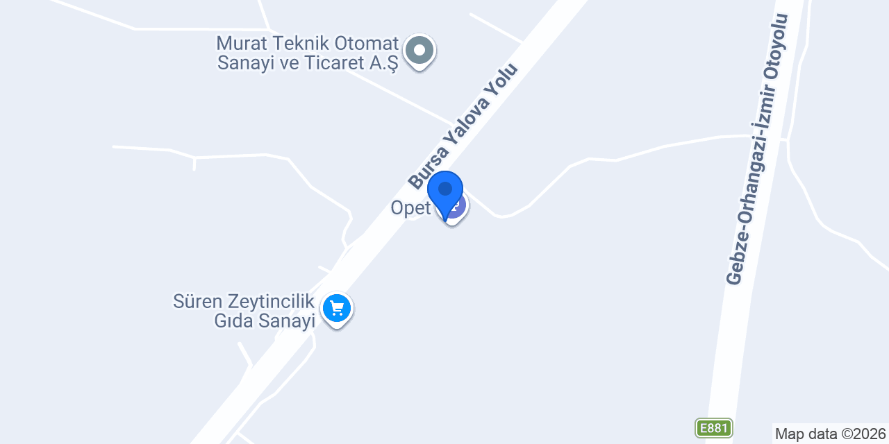Kurtul Akaryakıt İstasyonu konumu