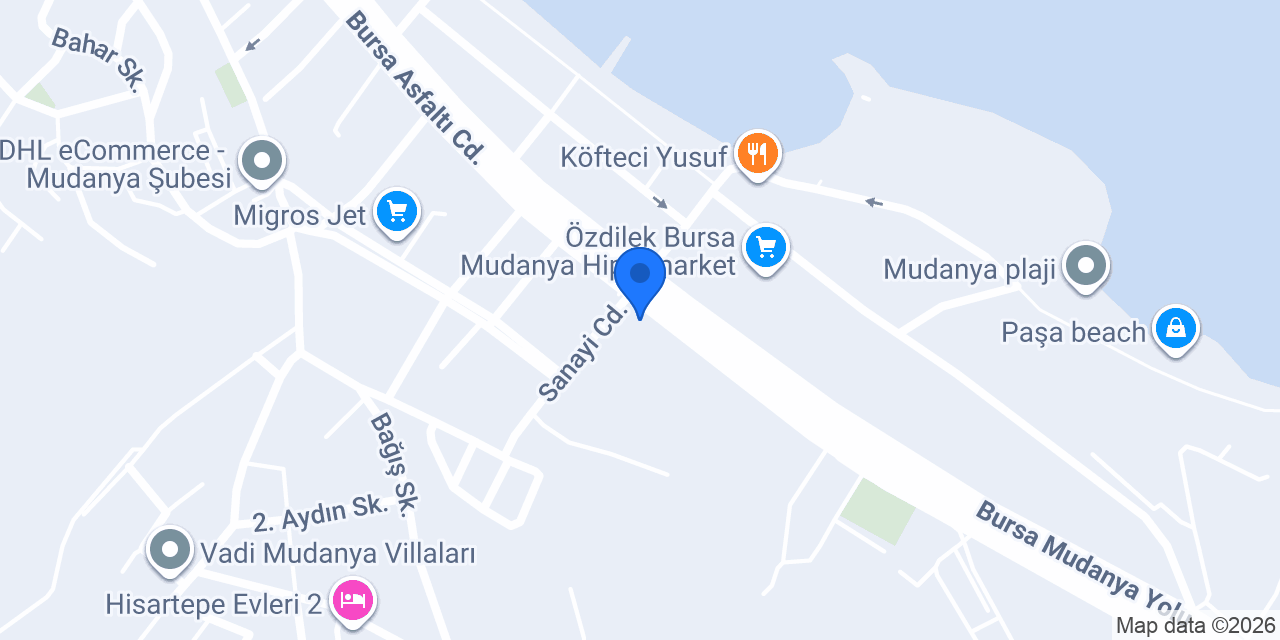 Mudanya tarım market konumu