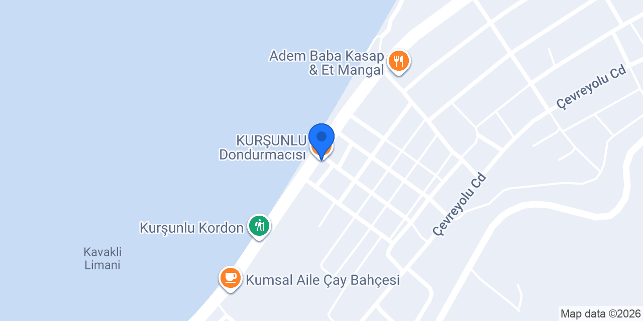 KURŞUNLU Dondurmacısı konumu