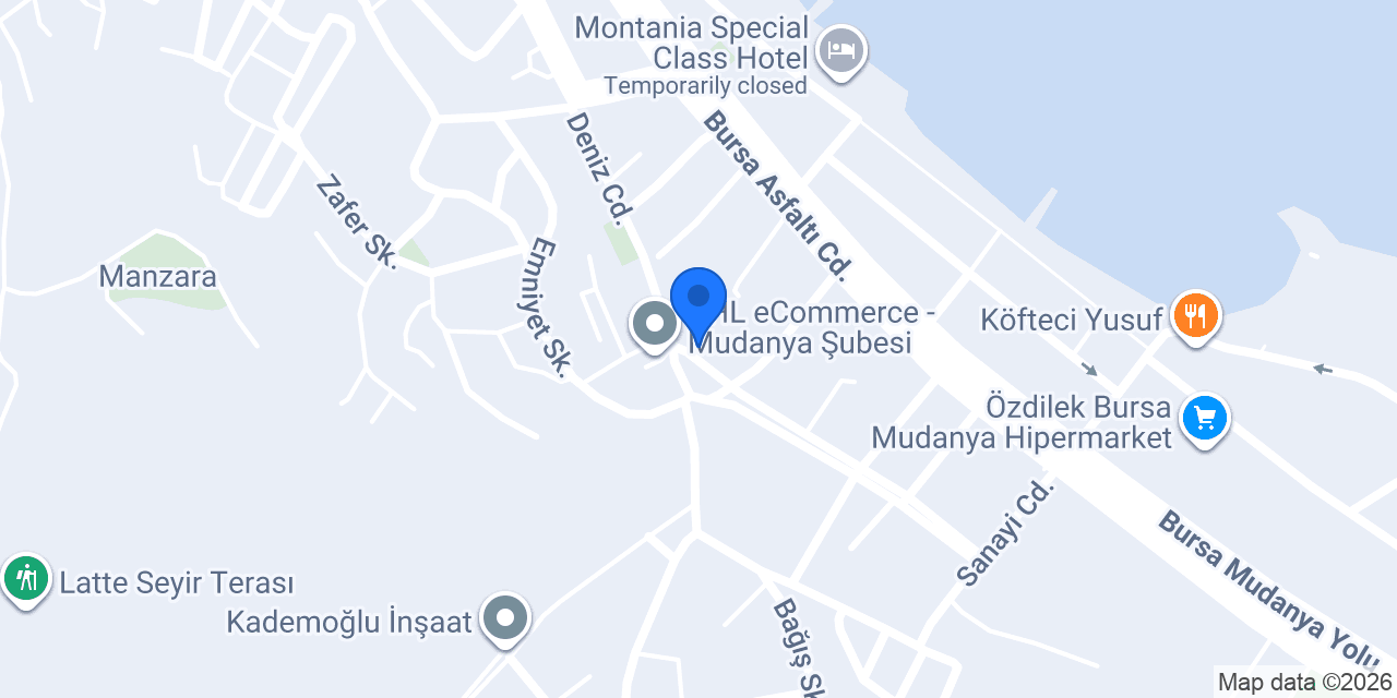 Mudanya Birlik Turizm konumu