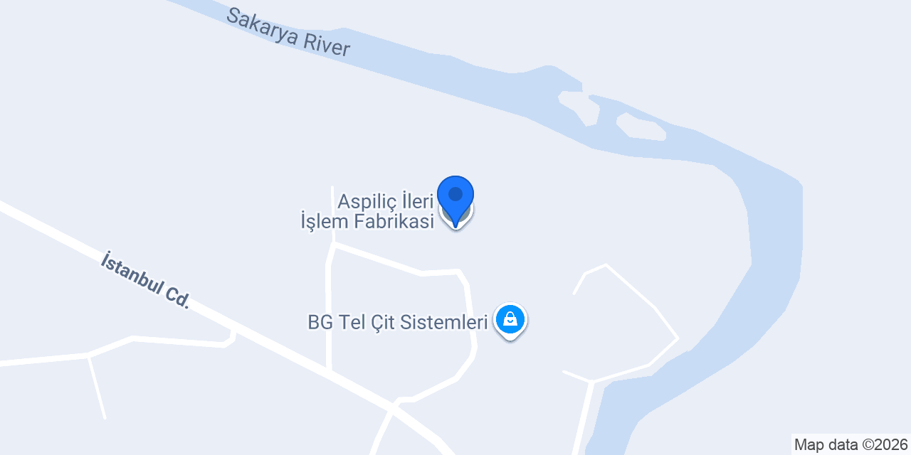 Aspiliç İleri İşlem Fabrikasi konumu