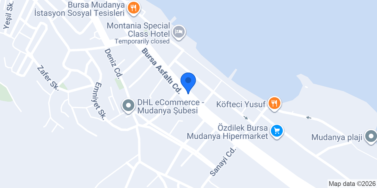 Mudanya 2.Noterliği konumu