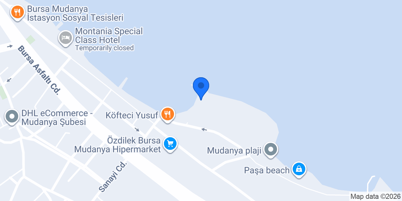 Mudanya öz balık evi konumu