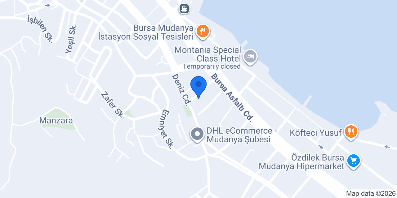 Huzur Erkek Kuaförü konumu