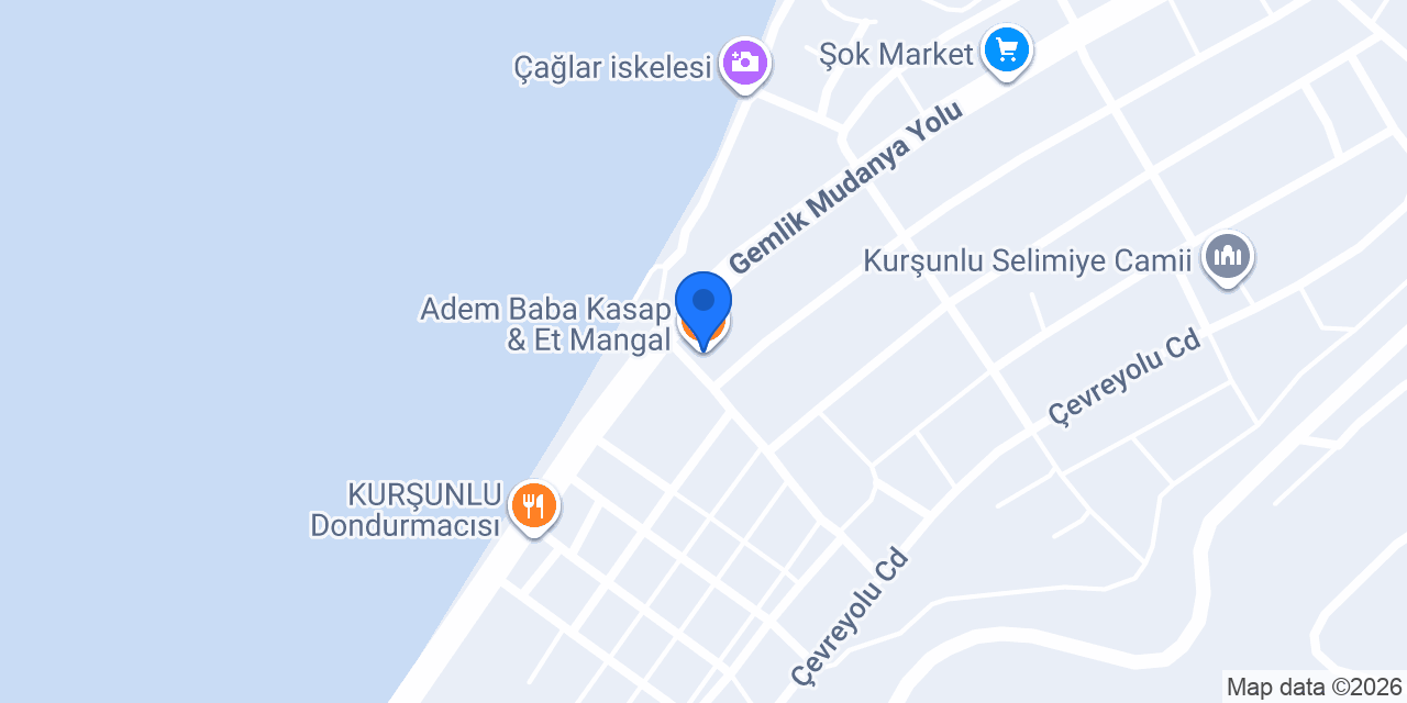 Adem Baba Kasap & Et Mangal konumu