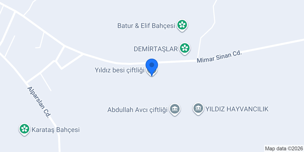 Yıldız besi çiftliği konumu