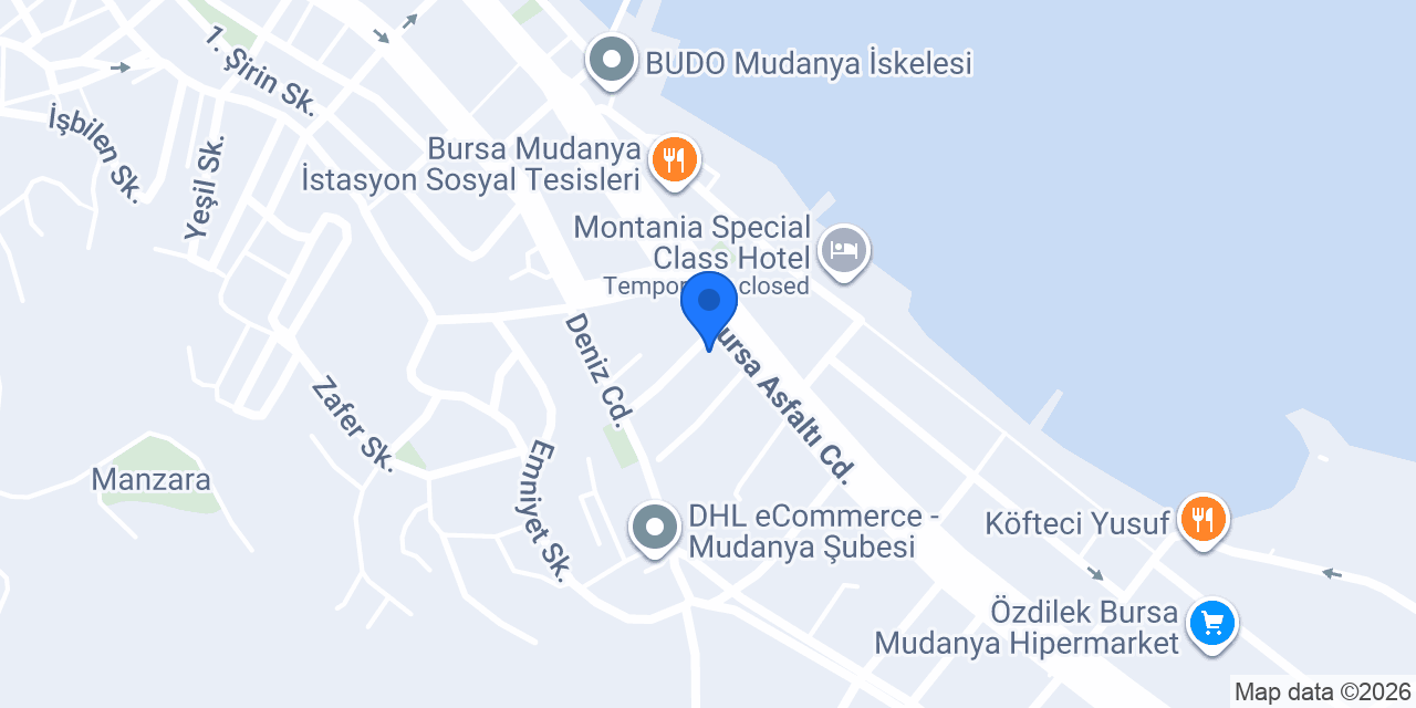Durak Oto Kiralama konumu
