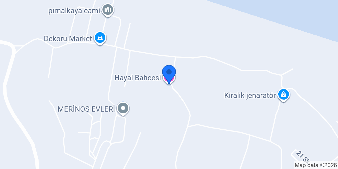 Hayal Bahcesi konumu