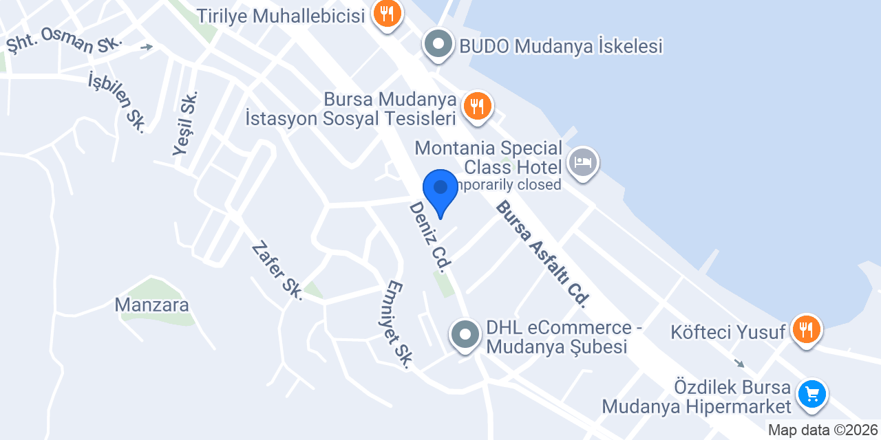 Bursa Proje Web Tasarım konumu
