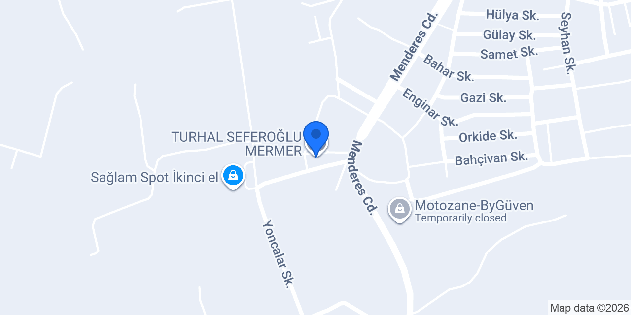 TURHAL SEFEROĞLU MERMER konumu