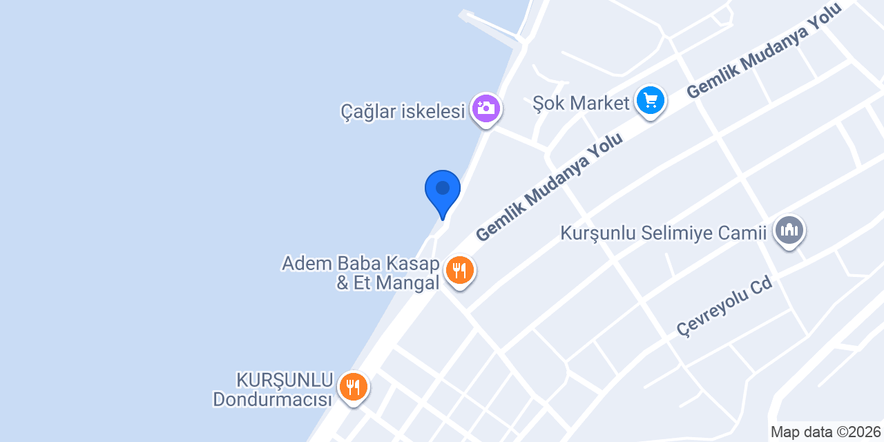 Kurşunlu Sahil konumu