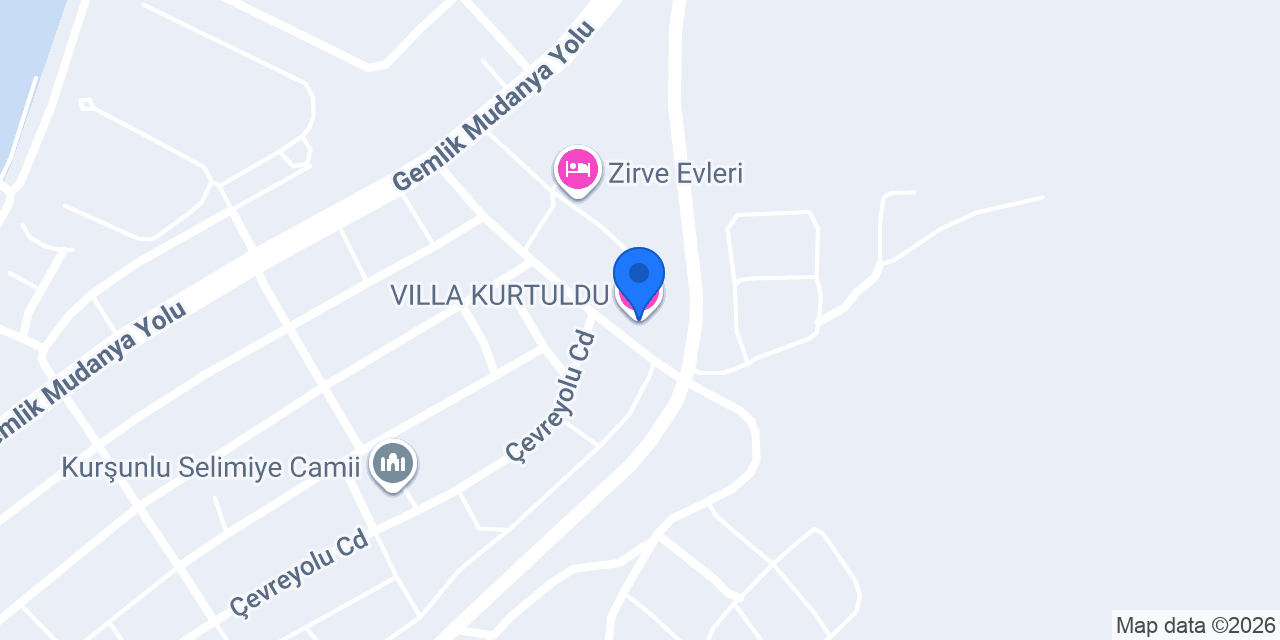 VILLA KURTULDU konumu