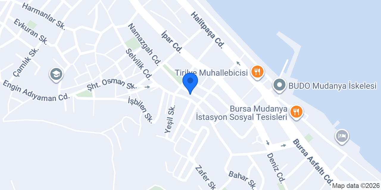 Mudanya Duru Çiçek Evi MUDANYA konumu