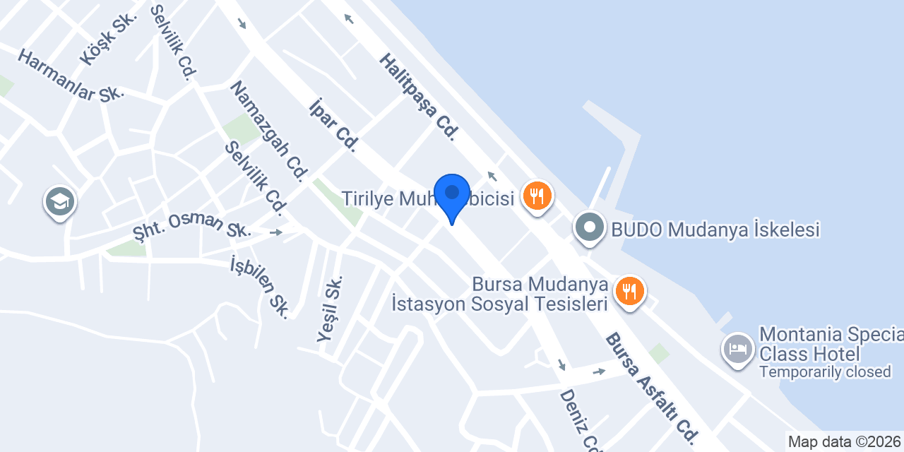 Aktar Mudanya Muhammed konumu
