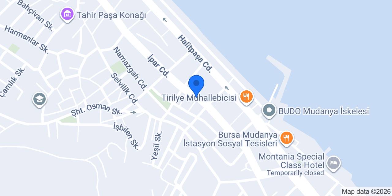 Öz Hanedan Pastanesi konumu