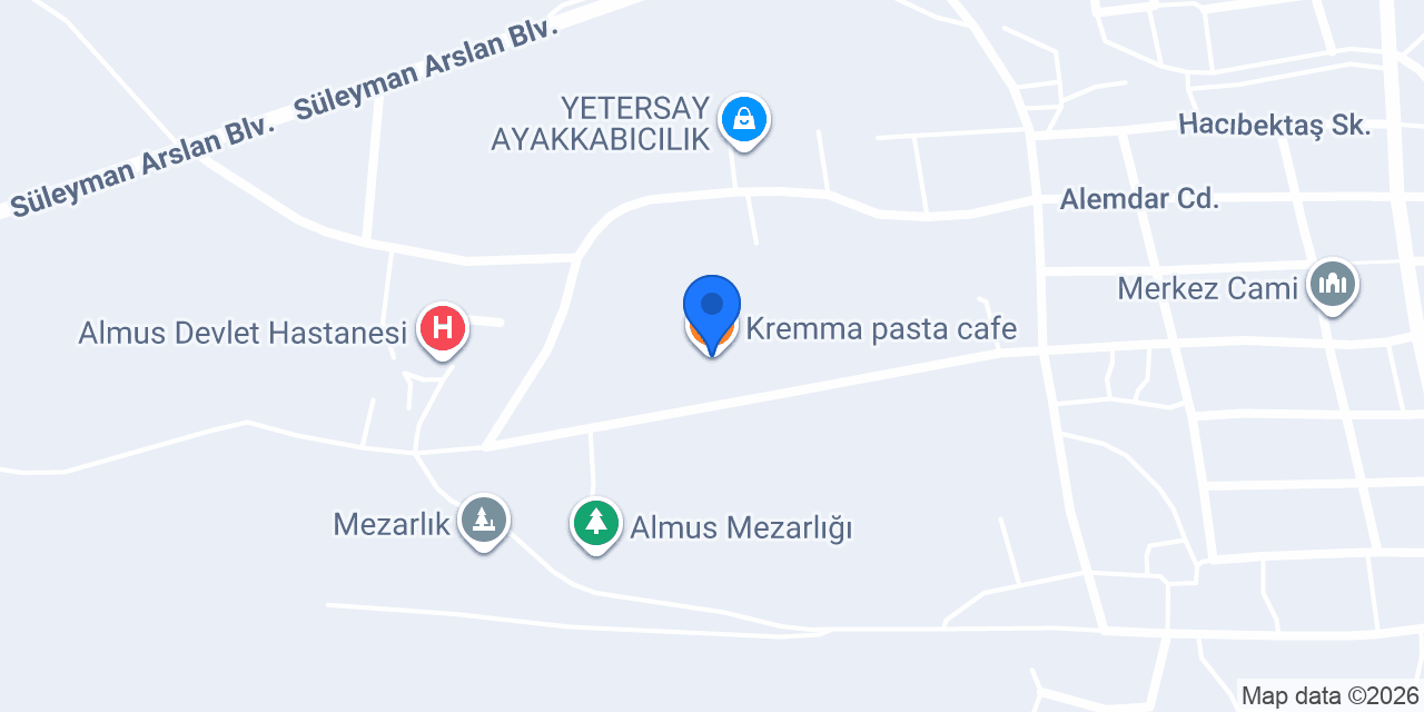 Kremma pasta cafe konumu