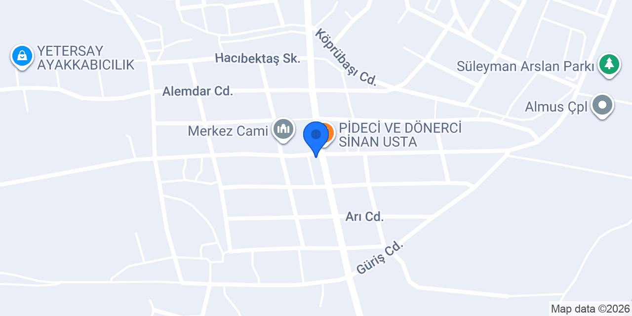 GÜLER HUKUK BÜROSU konumu