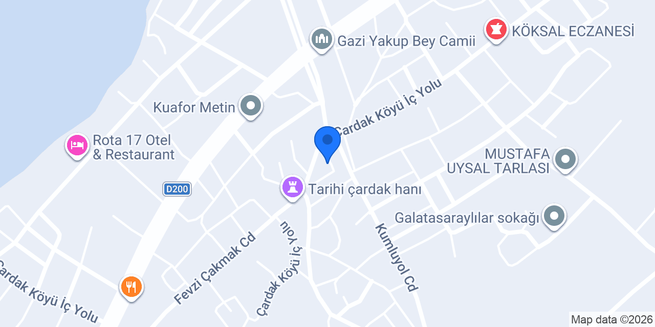TIKIZLAR YEMEK SALONU konumu