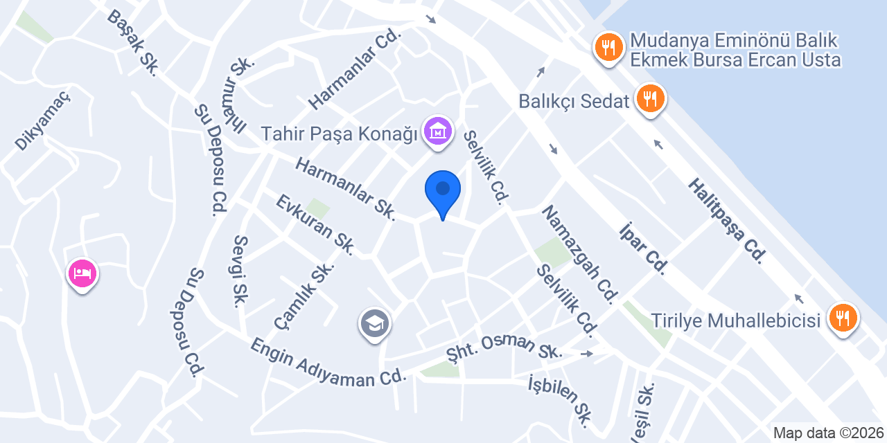 Sahil Halı Yıkama Mudanya konumu