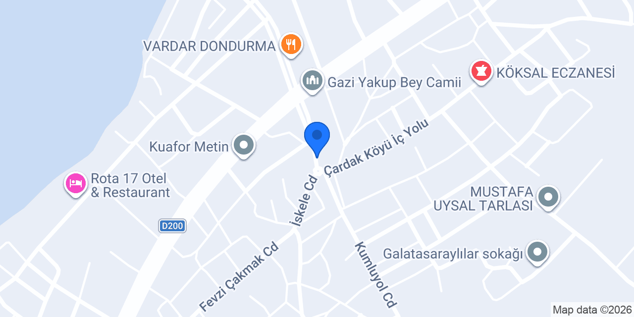 SİGORTA SHOP ÇARDAK konumu