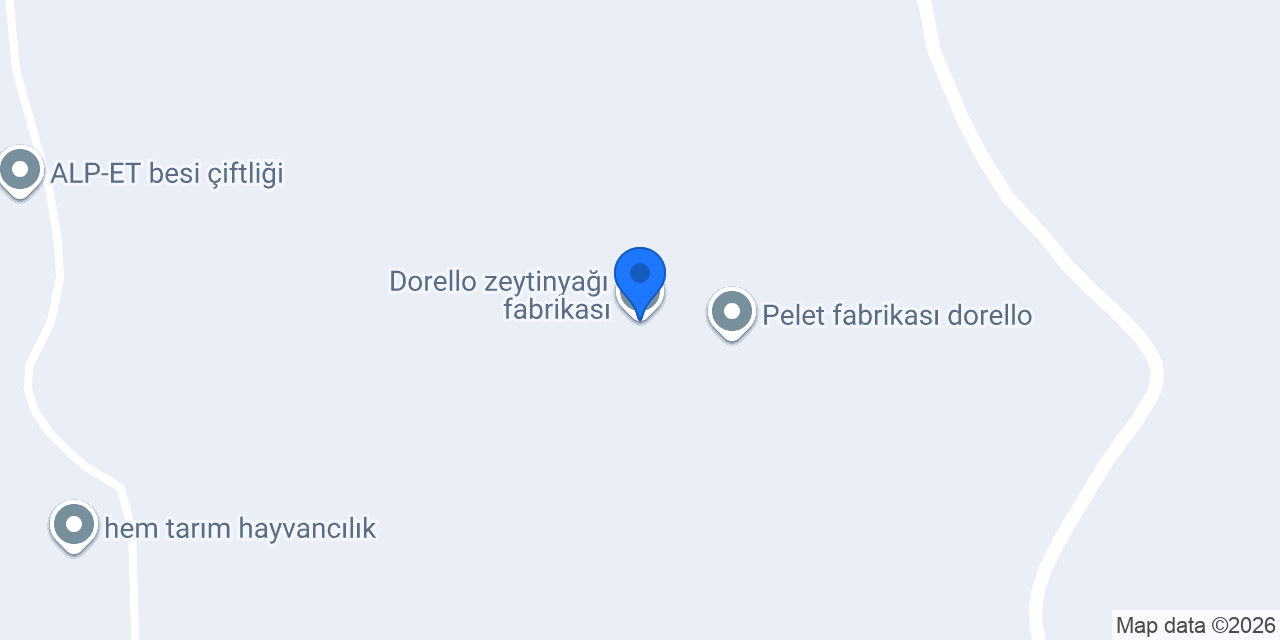 Dorello zeytinyağı fabrikası konumu