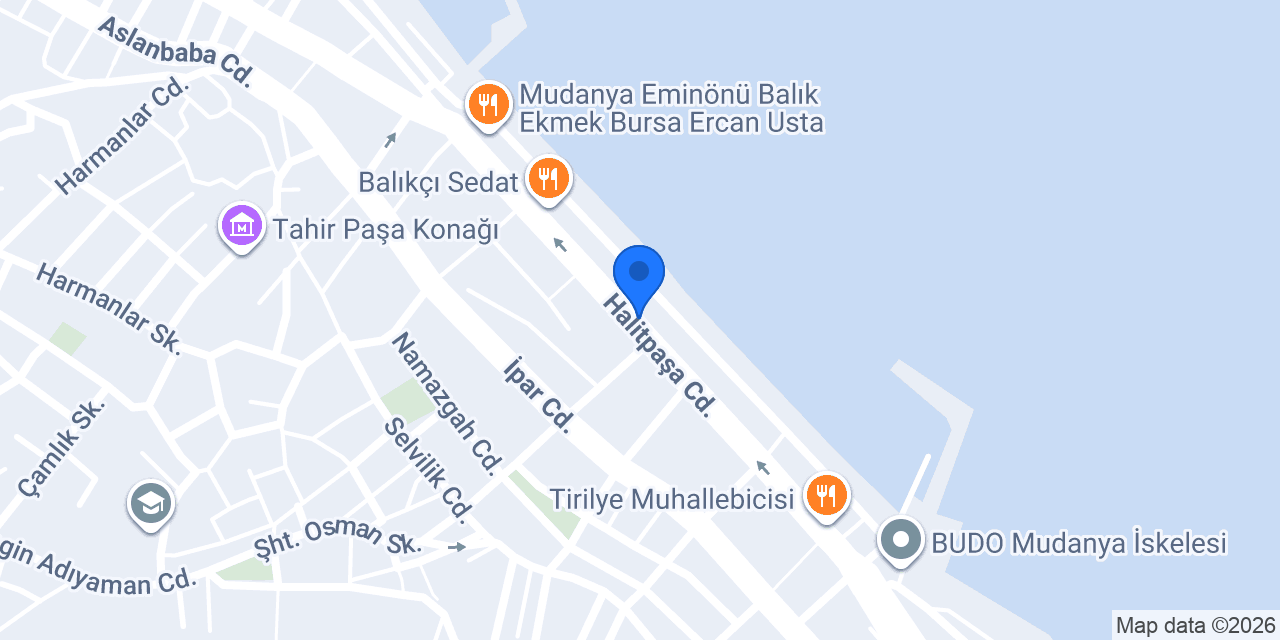 Nevale Pasta & Fırın Mudanya konumu